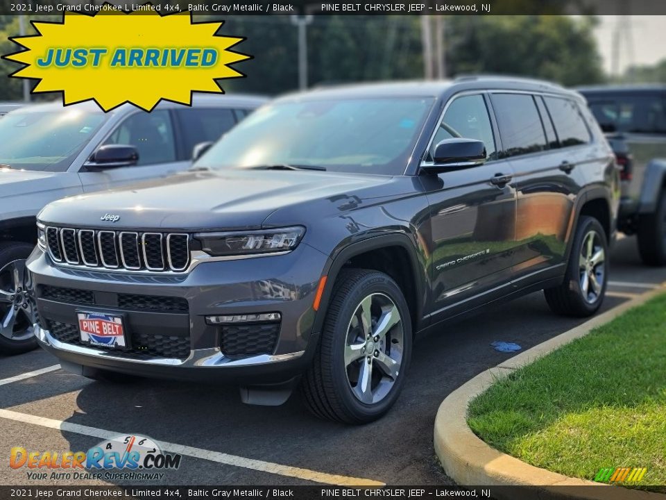 2021 Jeep Grand Cherokee L Limited 4x4 Baltic Gray Metallic / Black Photo #1