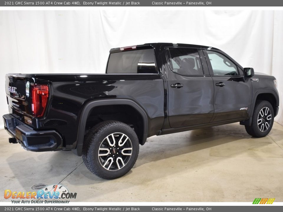 2021 GMC Sierra 1500 AT4 Crew Cab 4WD Ebony Twilight Metallic / Jet Black Photo #2