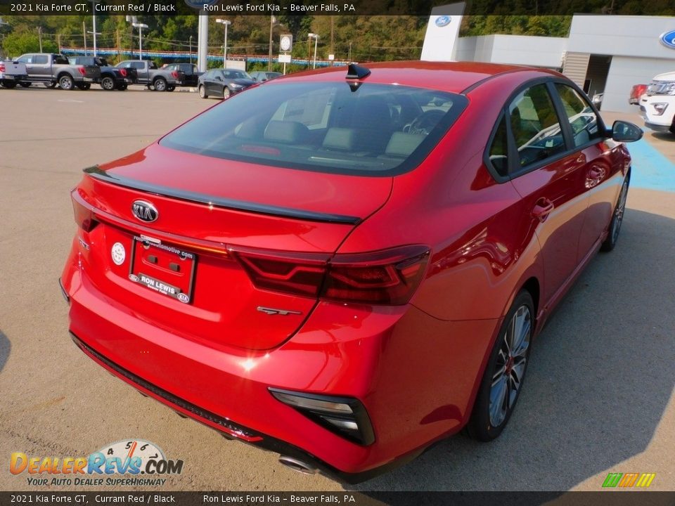 2021 Kia Forte GT Currant Red / Black Photo #2