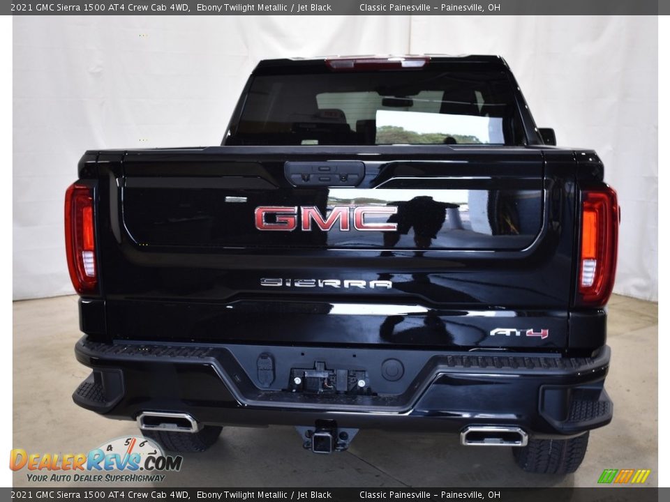 2021 GMC Sierra 1500 AT4 Crew Cab 4WD Ebony Twilight Metallic / Jet Black Photo #3