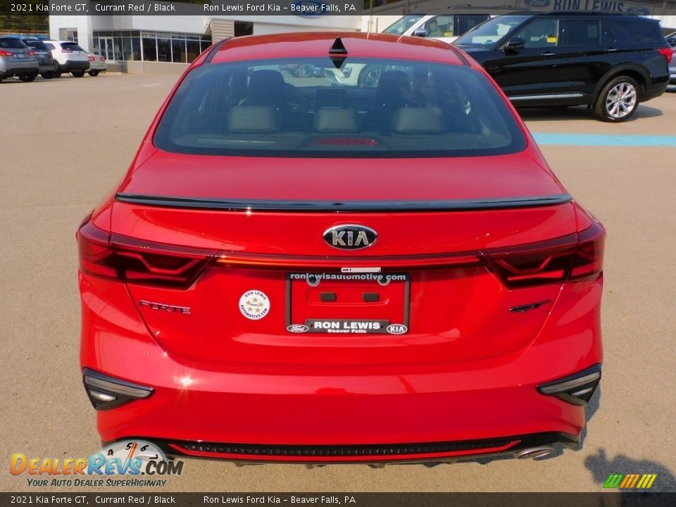 2021 Kia Forte GT Currant Red / Black Photo #3