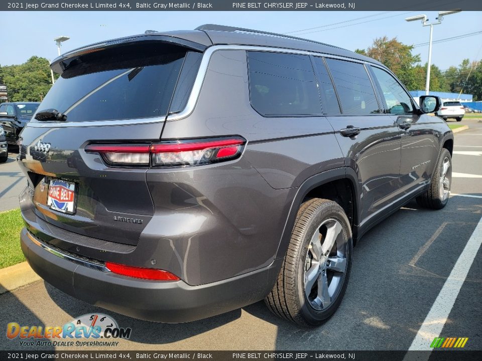 2021 Jeep Grand Cherokee L Limited 4x4 Baltic Gray Metallic / Black Photo #3