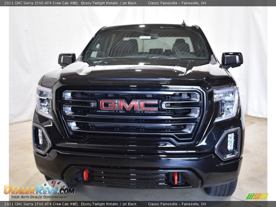 2021 GMC Sierra 1500 AT4 Crew Cab 4WD Ebony Twilight Metallic / Jet Black Photo #4