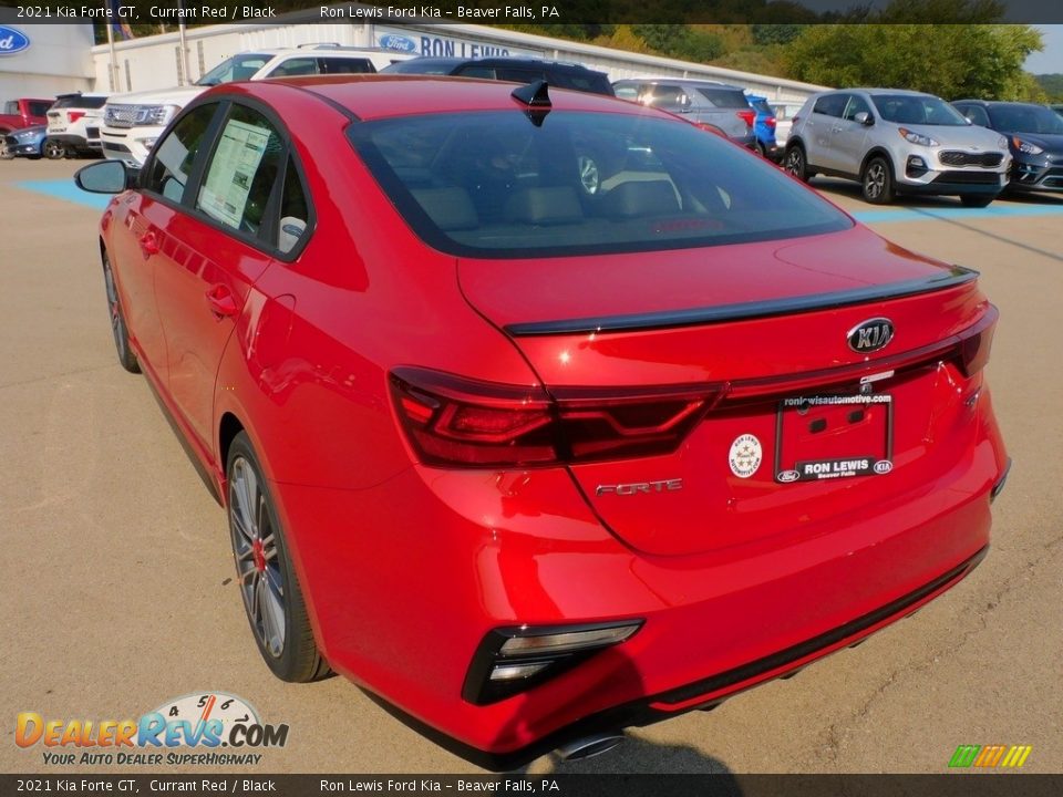 2021 Kia Forte GT Currant Red / Black Photo #5