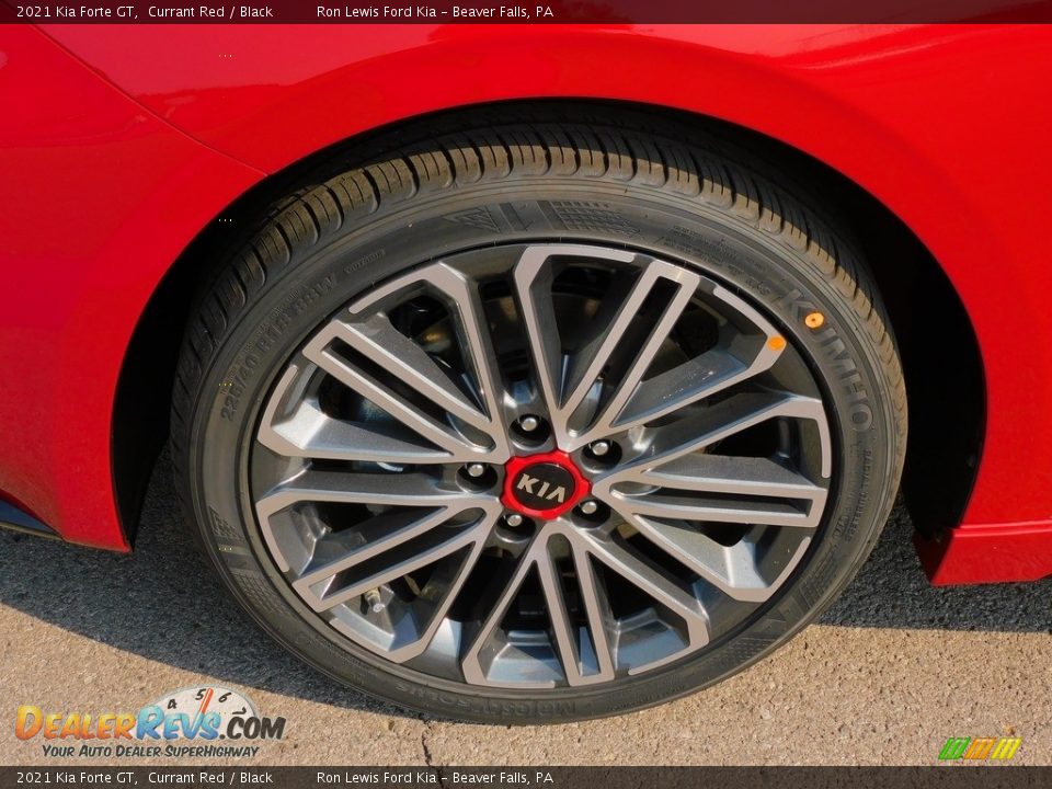 2021 Kia Forte GT Currant Red / Black Photo #10