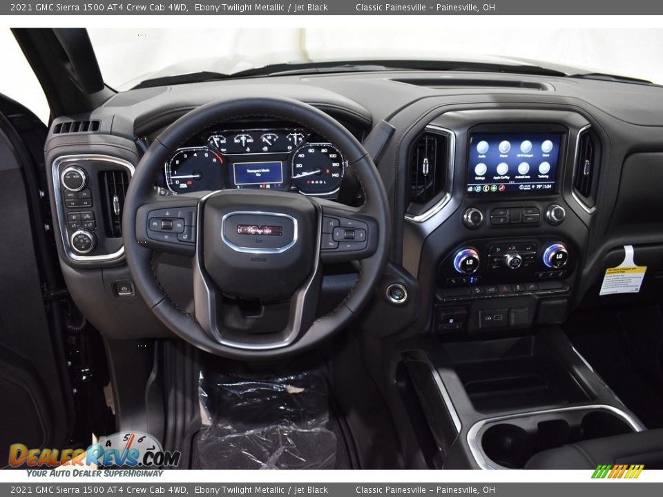 2021 GMC Sierra 1500 AT4 Crew Cab 4WD Ebony Twilight Metallic / Jet Black Photo #12