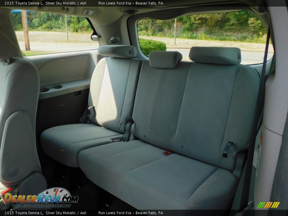 2015 Toyota Sienna L Silver Sky Metallic / Ash Photo #13