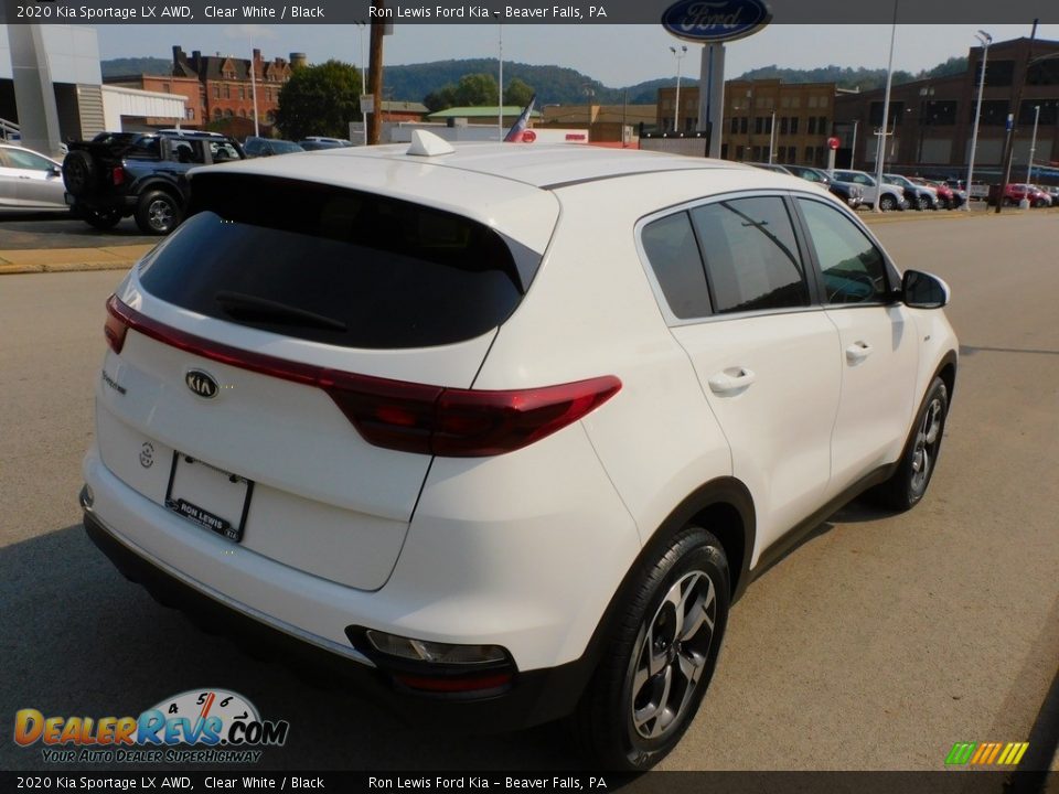 2020 Kia Sportage LX AWD Clear White / Black Photo #2