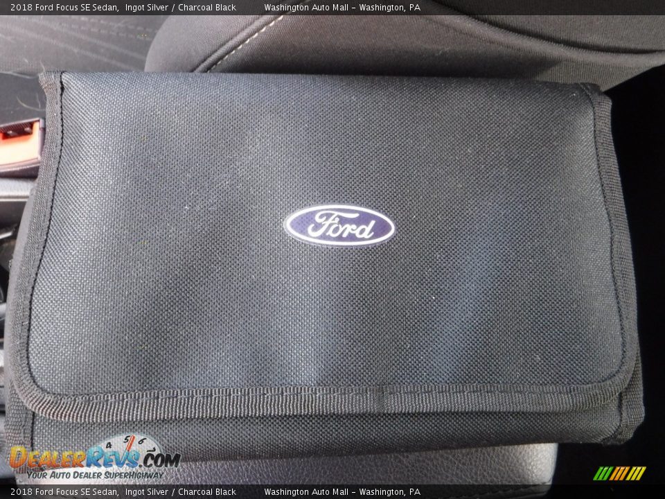2018 Ford Focus SE Sedan Ingot Silver / Charcoal Black Photo #25