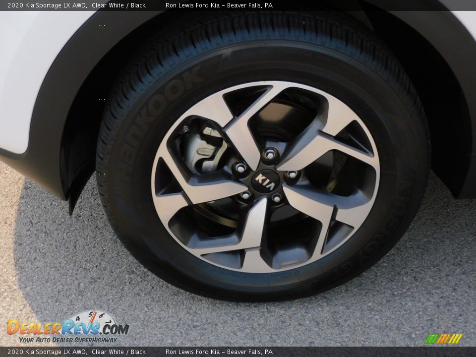 2020 Kia Sportage LX AWD Clear White / Black Photo #10