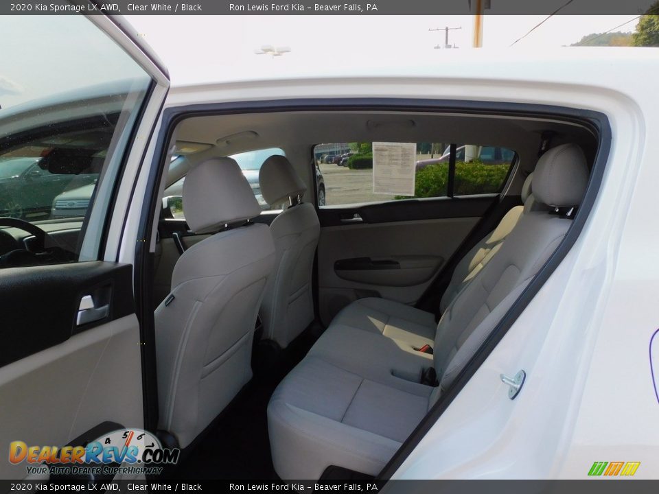 2020 Kia Sportage LX AWD Clear White / Black Photo #12
