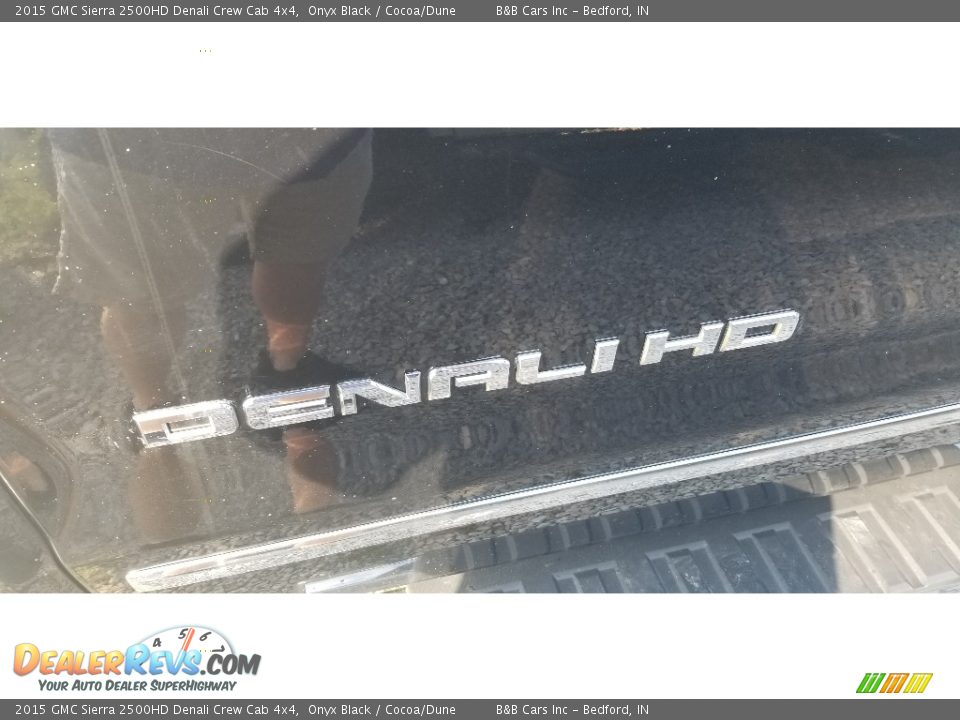 2015 GMC Sierra 2500HD Denali Crew Cab 4x4 Onyx Black / Cocoa/Dune Photo #5
