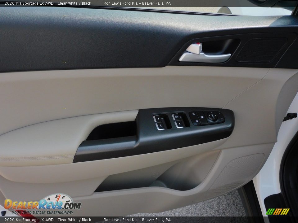 2020 Kia Sportage LX AWD Clear White / Black Photo #14