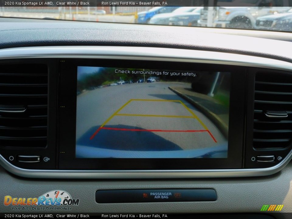 2020 Kia Sportage LX AWD Clear White / Black Photo #16