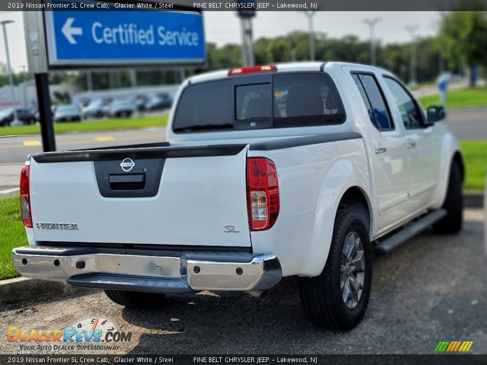 2019 Nissan Frontier SL Crew Cab Glacier White / Steel Photo #4