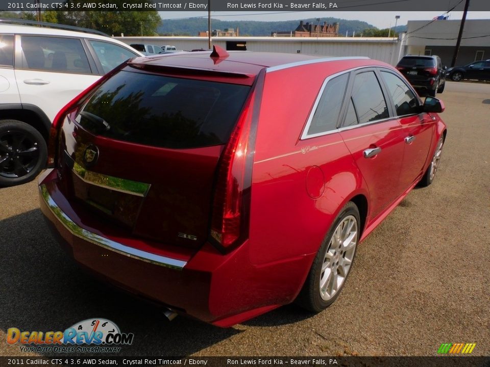 2011 Cadillac CTS 4 3.6 AWD Sedan Crystal Red Tintcoat / Ebony Photo #2