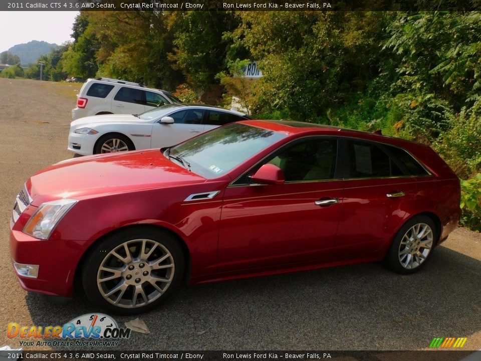 2011 Cadillac CTS 4 3.6 AWD Sedan Crystal Red Tintcoat / Ebony Photo #5
