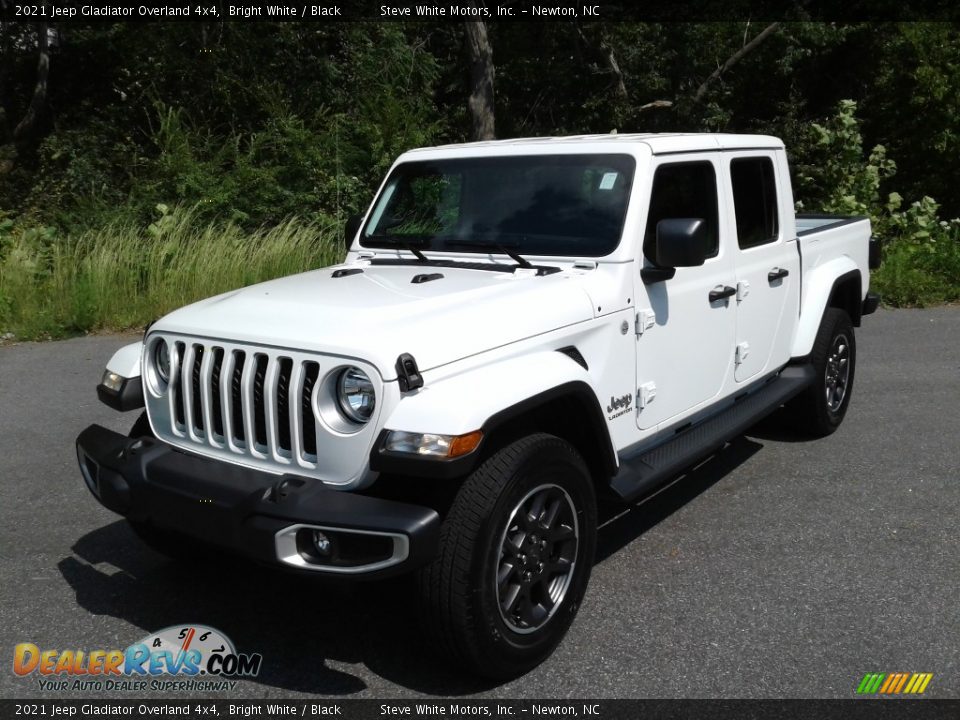 2021 Jeep Gladiator Overland 4x4 Bright White / Black Photo #2