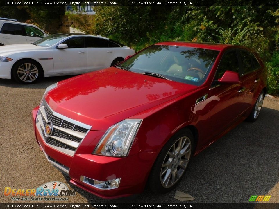 2011 Cadillac CTS 4 3.6 AWD Sedan Crystal Red Tintcoat / Ebony Photo #6