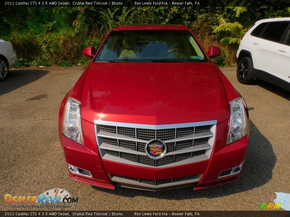 2011 Cadillac CTS 4 3.6 AWD Sedan Crystal Red Tintcoat / Ebony Photo #7