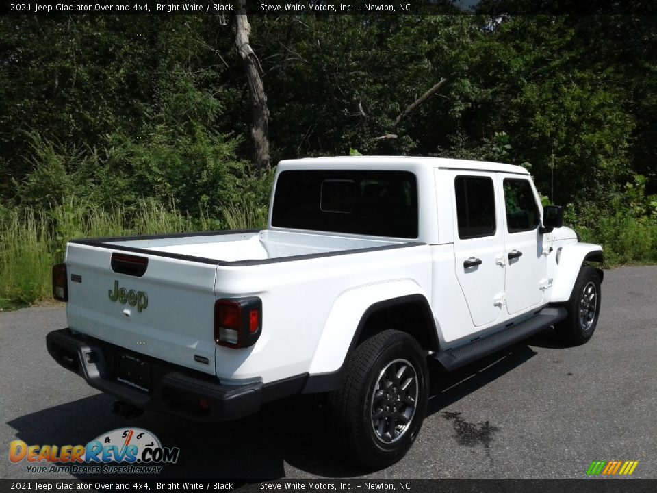 2021 Jeep Gladiator Overland 4x4 Bright White / Black Photo #6