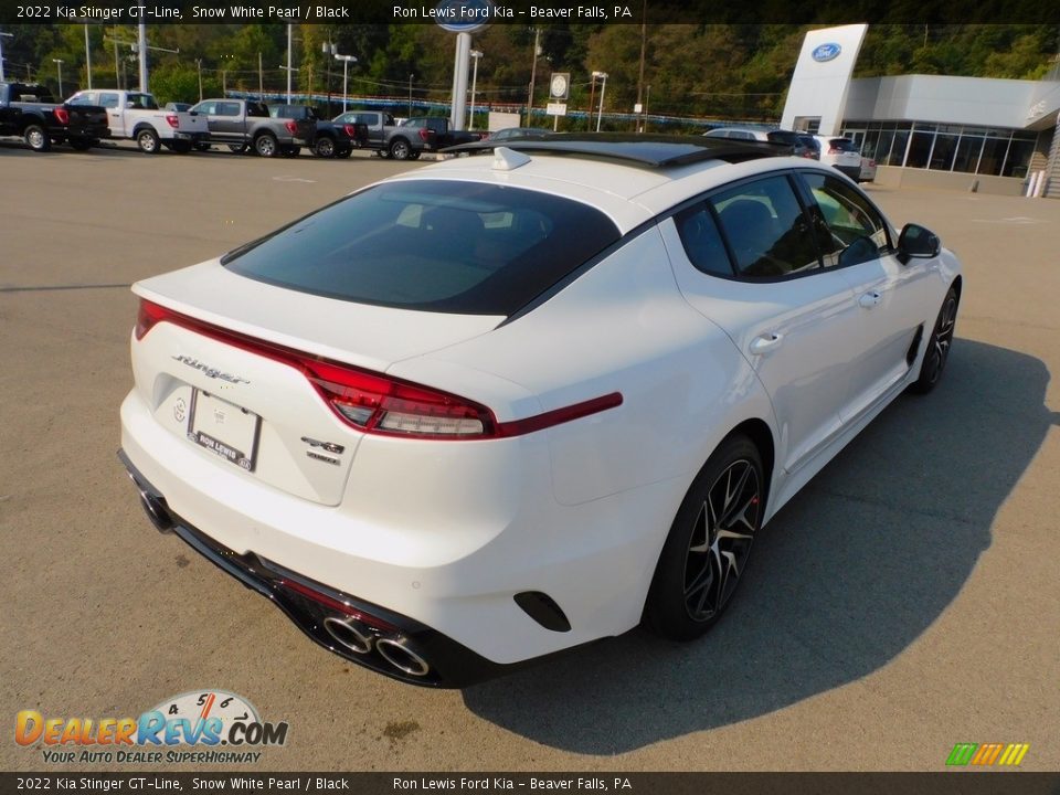 2022 Kia Stinger GT-Line Snow White Pearl / Black Photo #2