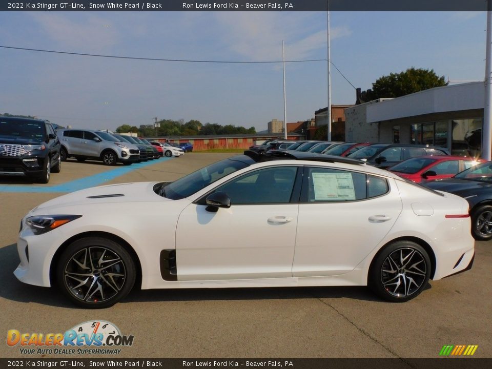 Snow White Pearl 2022 Kia Stinger GT-Line Photo #6