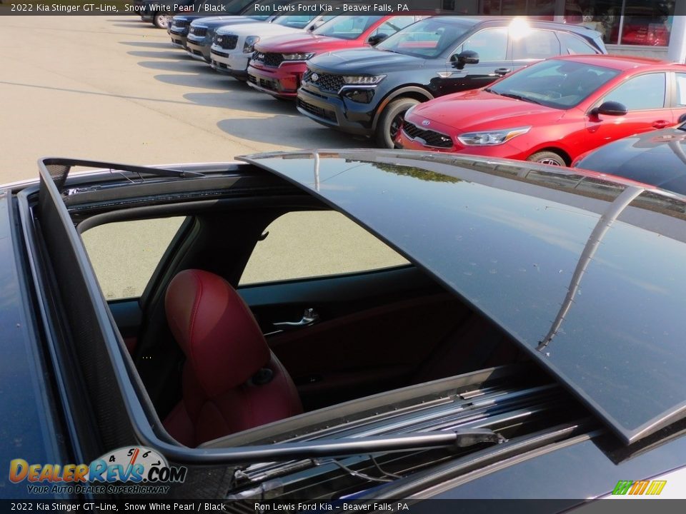 2022 Kia Stinger GT-Line Snow White Pearl / Black Photo #15