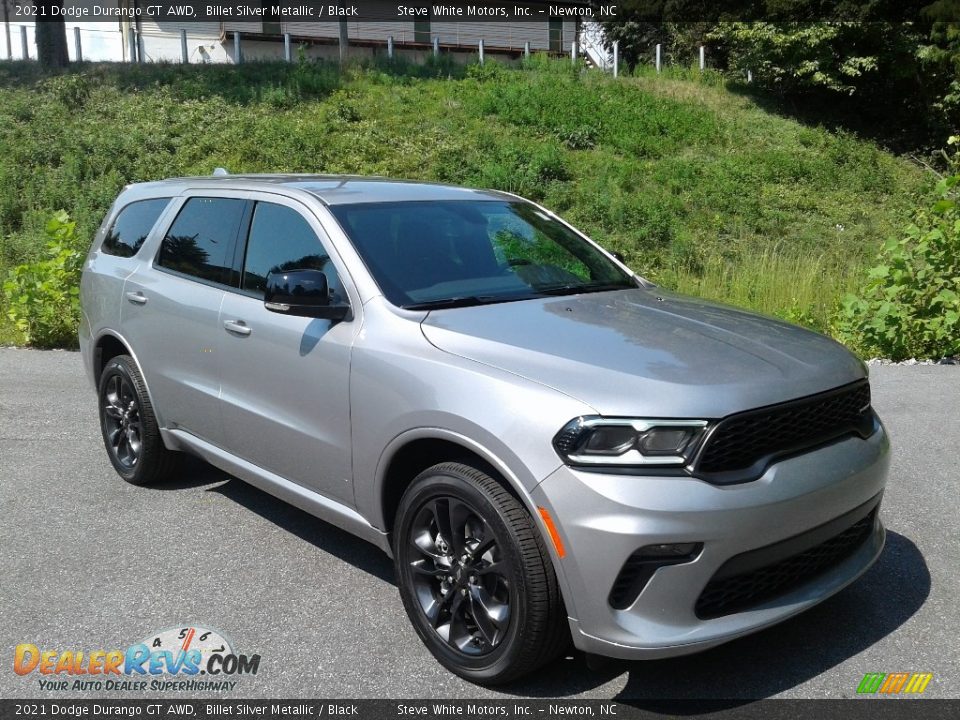 2021 Dodge Durango GT AWD Billet Silver Metallic / Black Photo #4