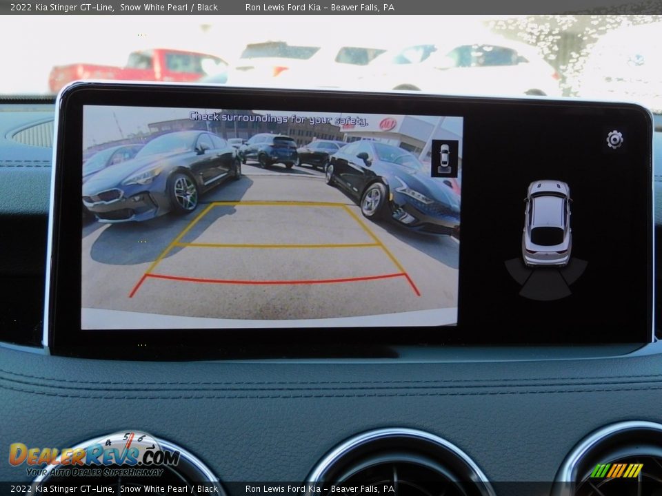 2022 Kia Stinger GT-Line Snow White Pearl / Black Photo #17