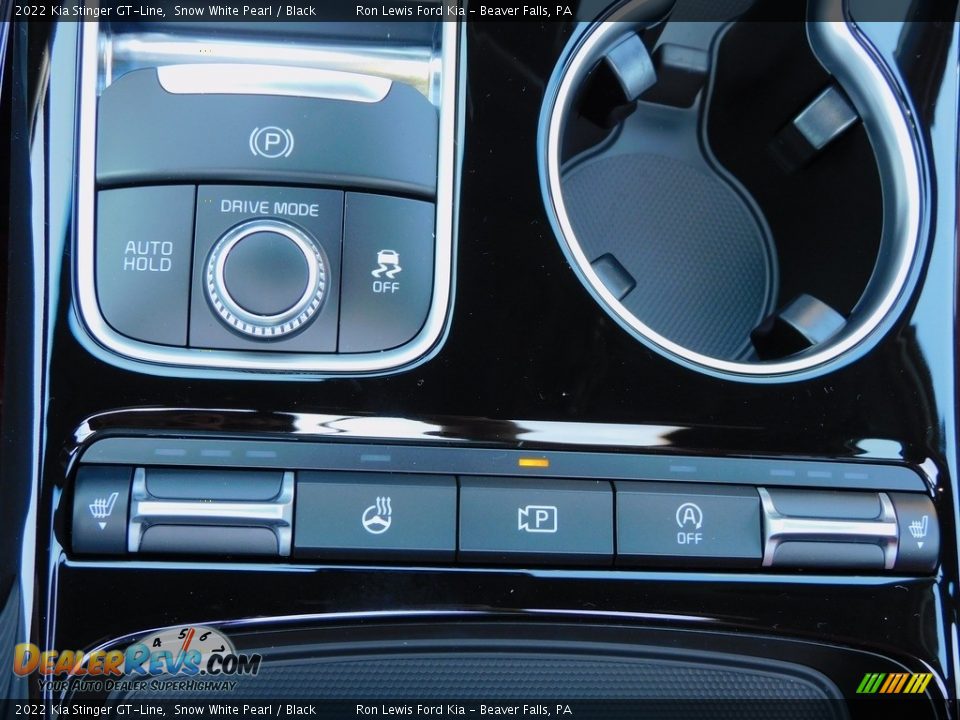 2022 Kia Stinger GT-Line Snow White Pearl / Black Photo #19