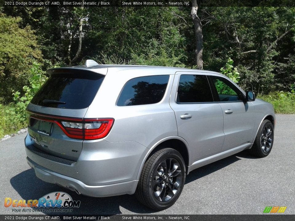 2021 Dodge Durango GT AWD Billet Silver Metallic / Black Photo #6