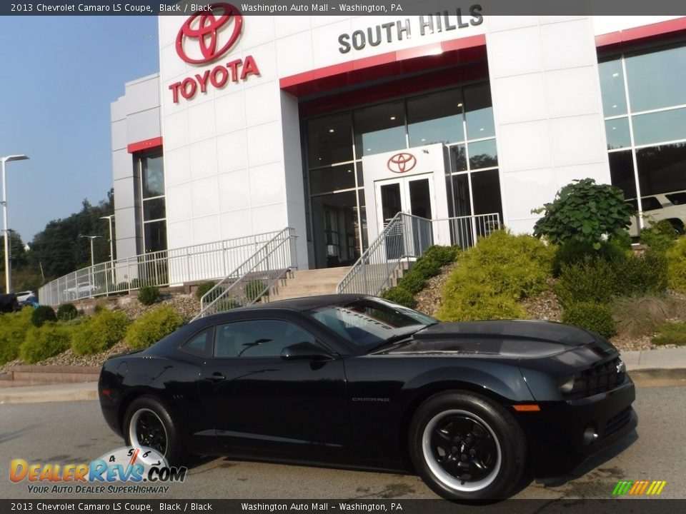 2013 Chevrolet Camaro LS Coupe Black / Black Photo #2