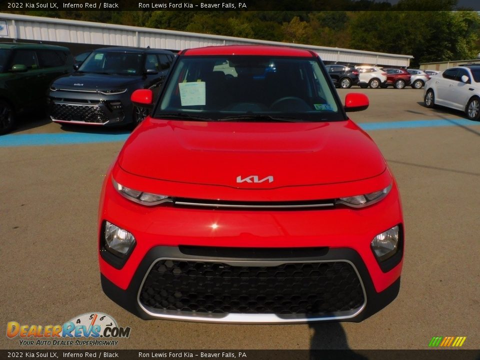 2022 Kia Soul LX Inferno Red / Black Photo #8