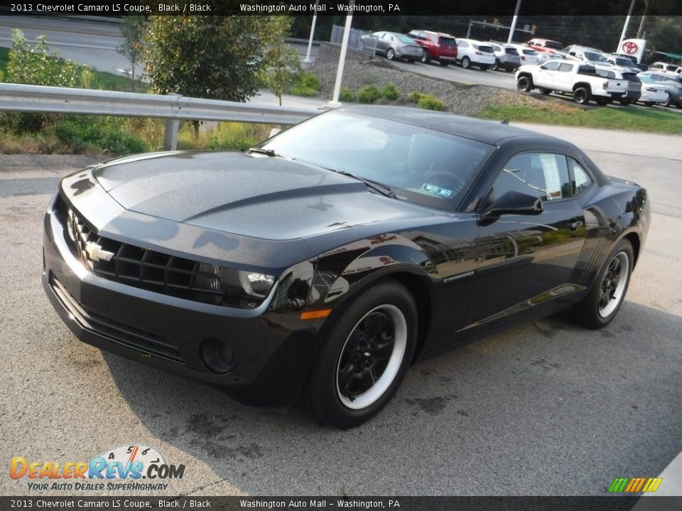 2013 Chevrolet Camaro LS Coupe Black / Black Photo #10