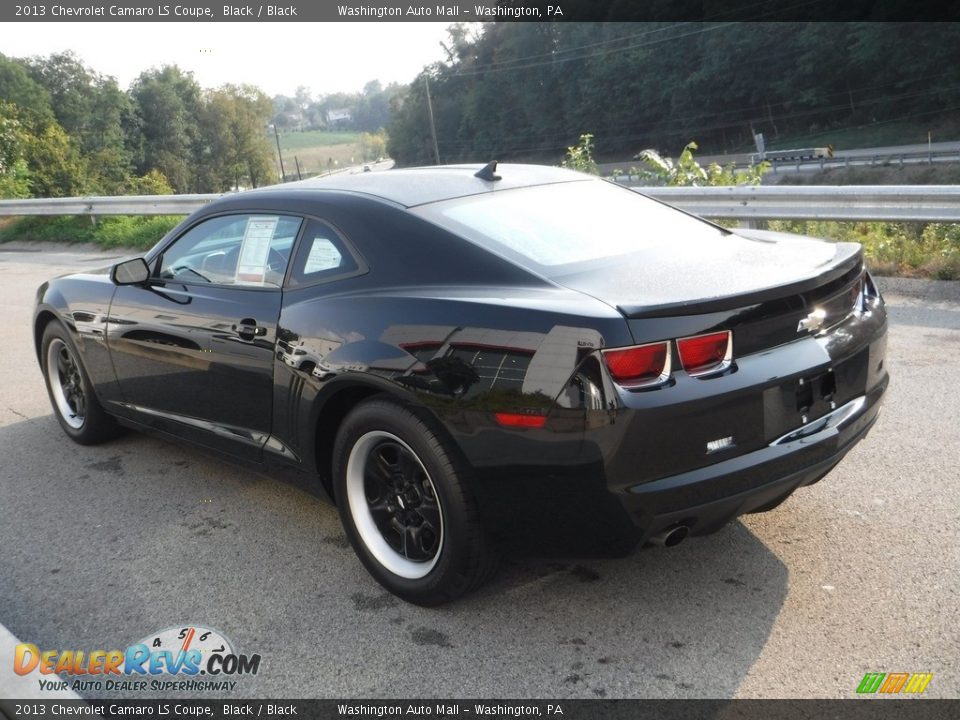 2013 Chevrolet Camaro LS Coupe Black / Black Photo #12