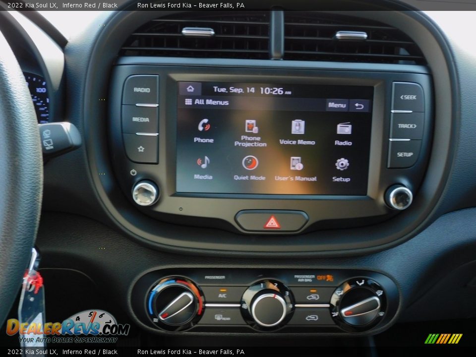 2022 Kia Soul LX Inferno Red / Black Photo #15