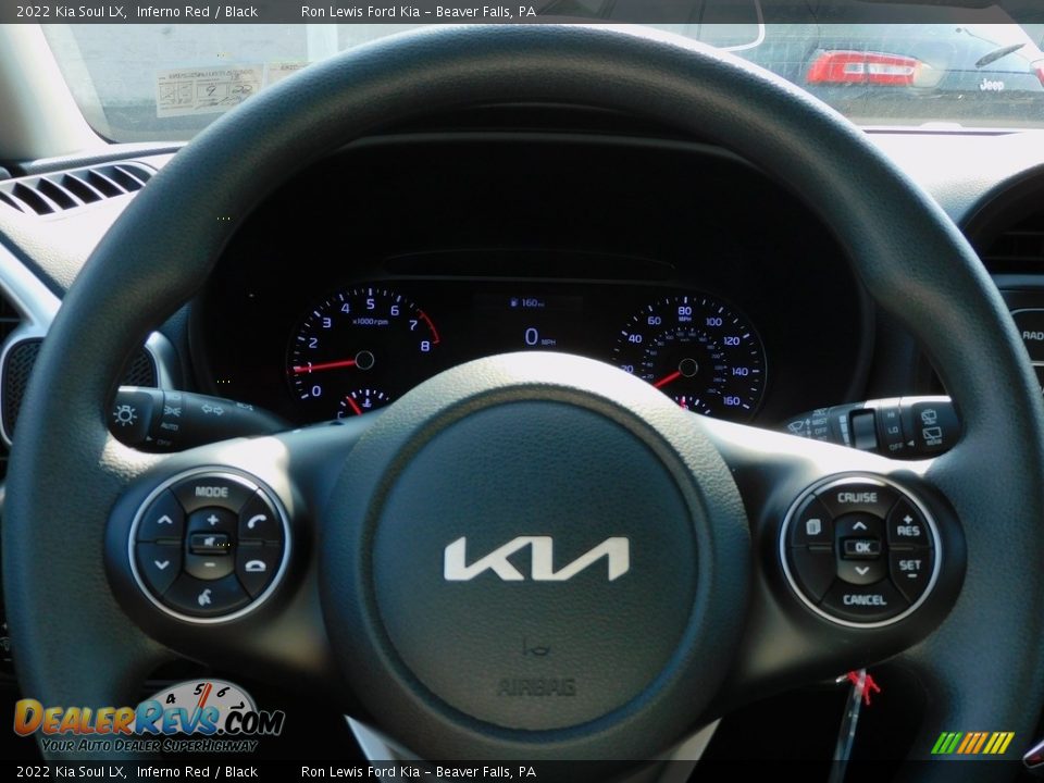 2022 Kia Soul LX Inferno Red / Black Photo #19