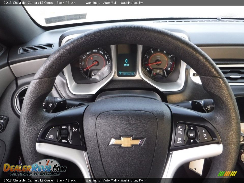 2013 Chevrolet Camaro LS Coupe Black / Black Photo #22