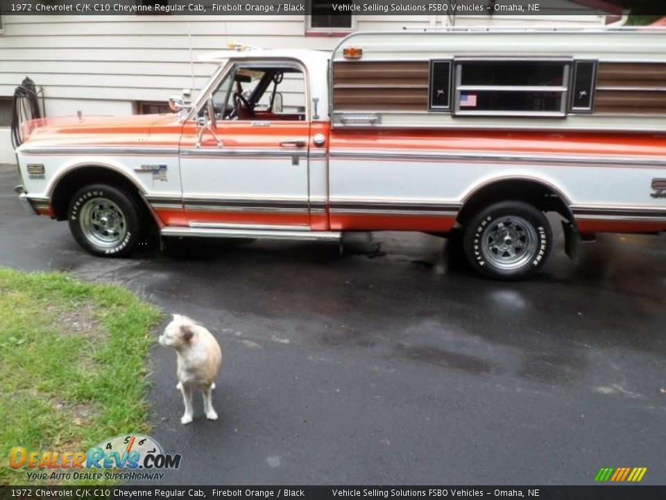 Firebolt Orange 1972 Chevrolet C/K C10 Cheyenne Regular Cab Photo #1