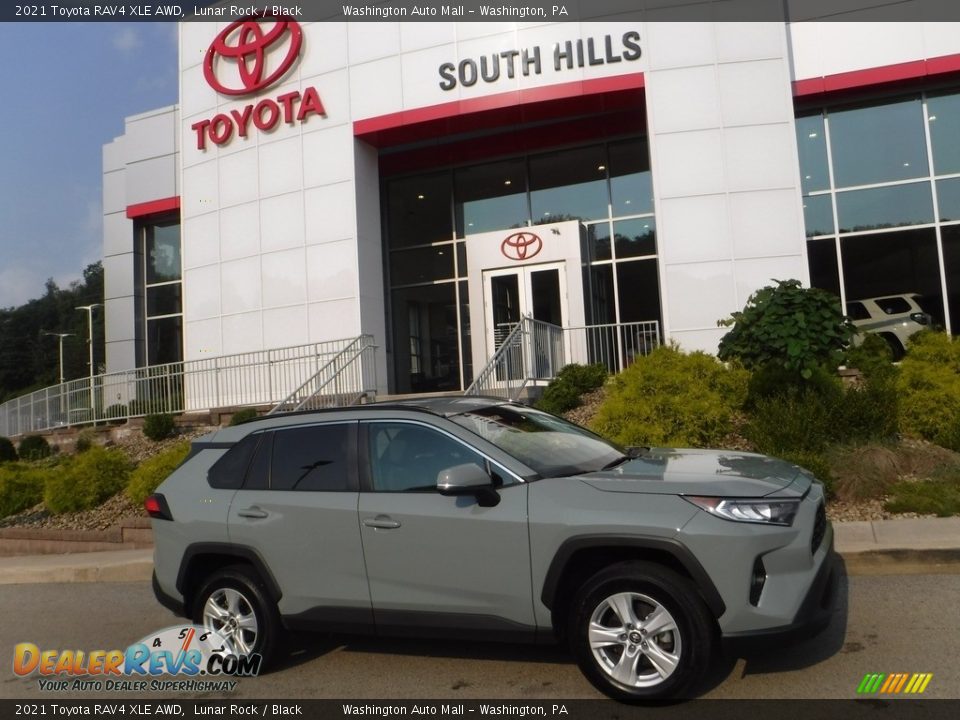 2021 Toyota RAV4 XLE AWD Lunar Rock / Black Photo #2