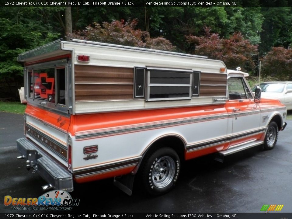 Firebolt Orange 1972 Chevrolet C/K C10 Cheyenne Regular Cab Photo #8