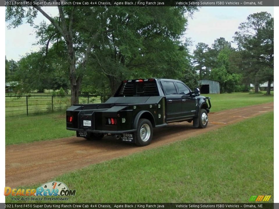 2021 Ford F450 Super Duty King Ranch Crew Cab 4x4 Chassis Agate Black / King Ranch Java Photo #15