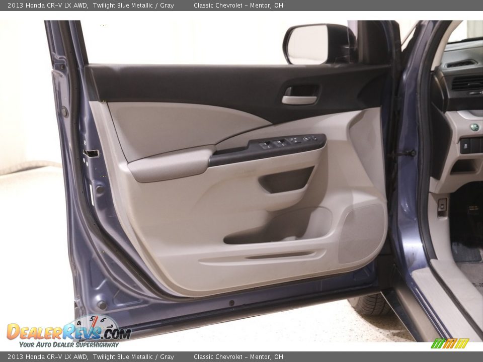 2013 Honda CR-V LX AWD Twilight Blue Metallic / Gray Photo #4
