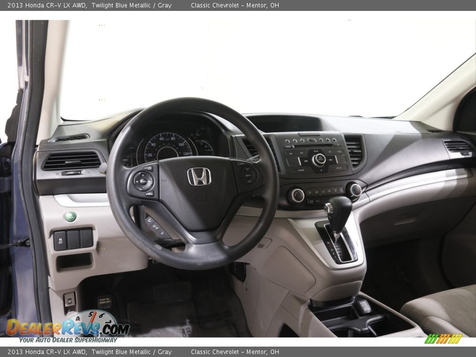 2013 Honda CR-V LX AWD Twilight Blue Metallic / Gray Photo #6