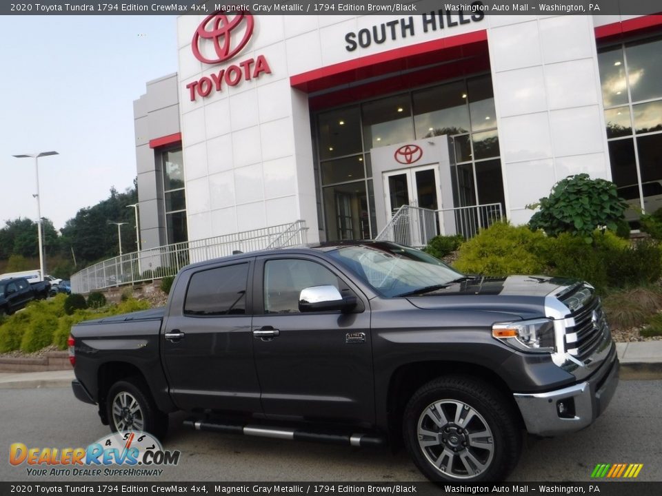 2020 Toyota Tundra 1794 Edition CrewMax 4x4 Magnetic Gray Metallic / 1794 Edition Brown/Black Photo #2