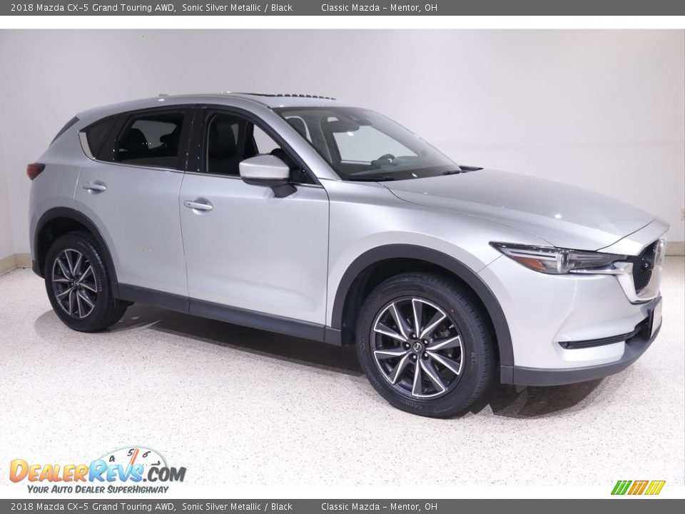 2018 Mazda CX-5 Grand Touring AWD Sonic Silver Metallic / Black Photo #1