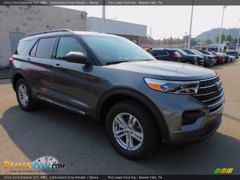 Carbonized Gray Metallic 2021 Ford Explorer XLT 4WD Photo #9