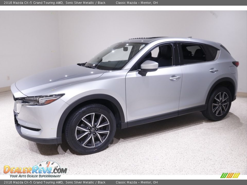 2018 Mazda CX-5 Grand Touring AWD Sonic Silver Metallic / Black Photo #3