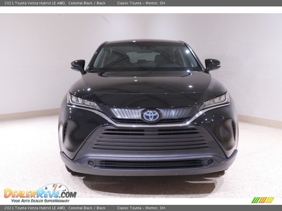 2021 Toyota Venza Hybrid LE AWD Celestial Black / Black Photo #2